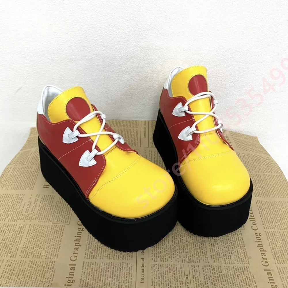Street Fashion Y2K - Damskie sneakersy na platformie z blokami