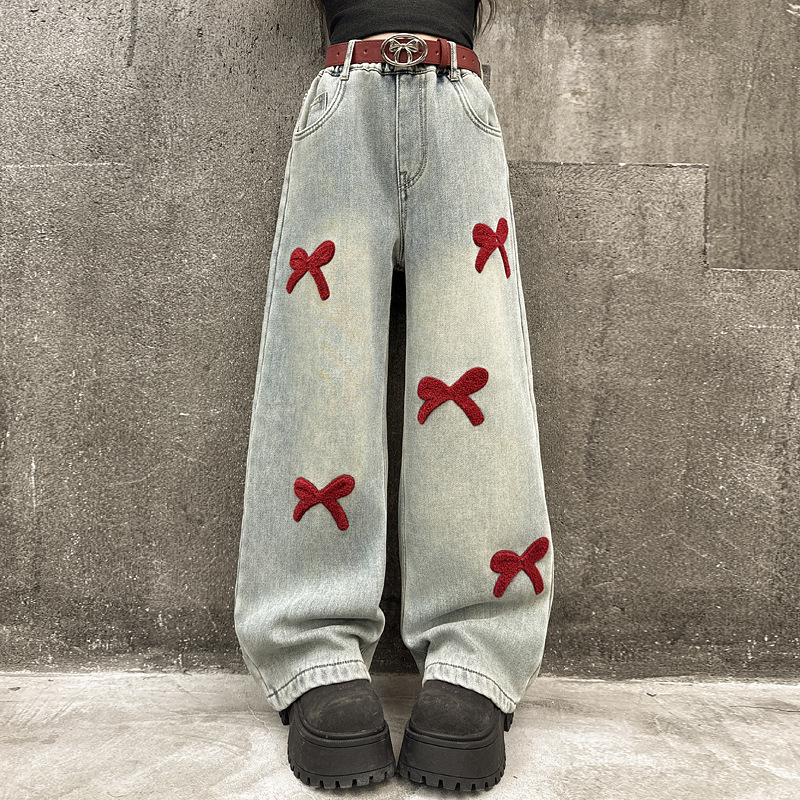 Nowa moda dziecięca Haftowana  – Street Fashion Y2K recenzja i cena