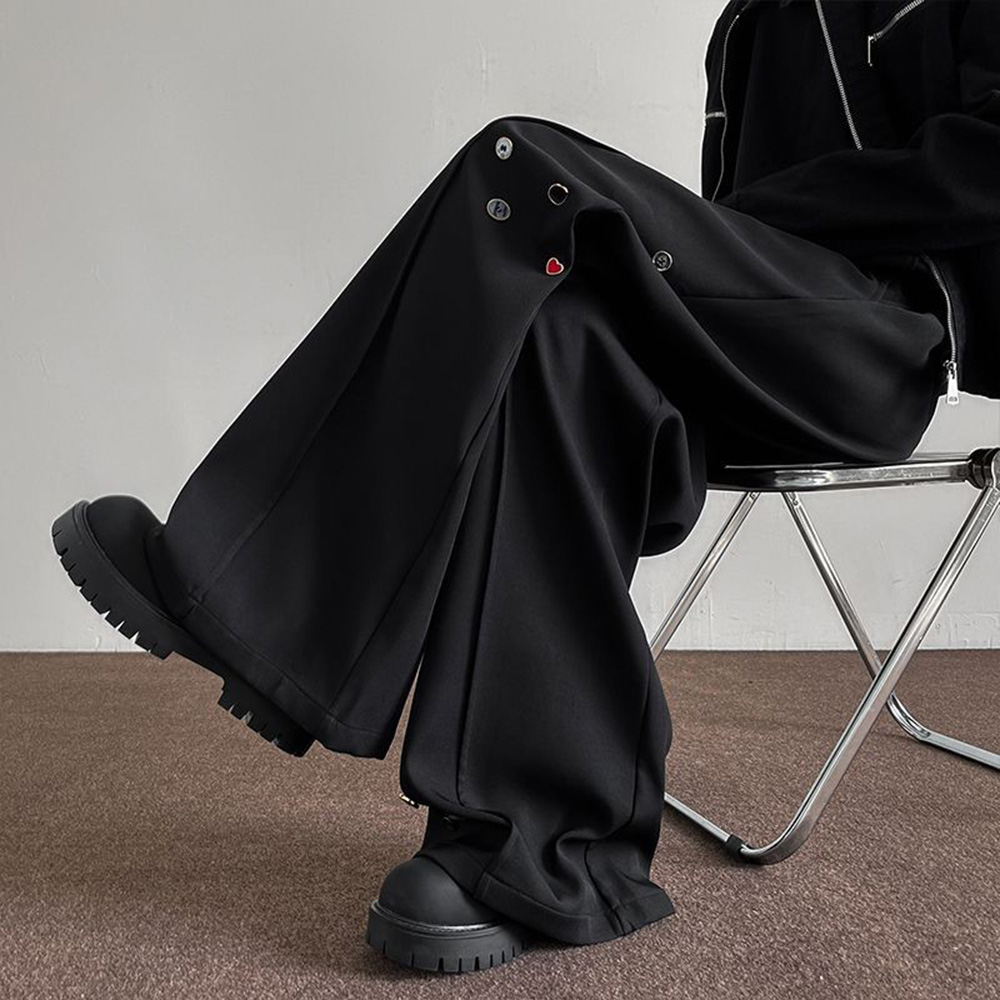 Męskie spodnie Ozdoba na guzik – Street Fashion Men 2025 recenzja i cena